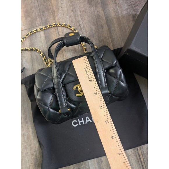 NIB Chanel Makeup Black Crossbody Bag GWP Novelty VIP Gift with Purchase NEW - Picture 2 of 6